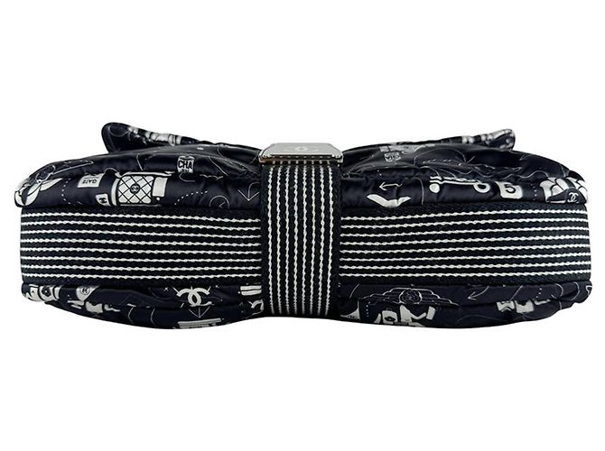 Chanel CHANEL Borsa a tracolla Nero Bianco - vista 4