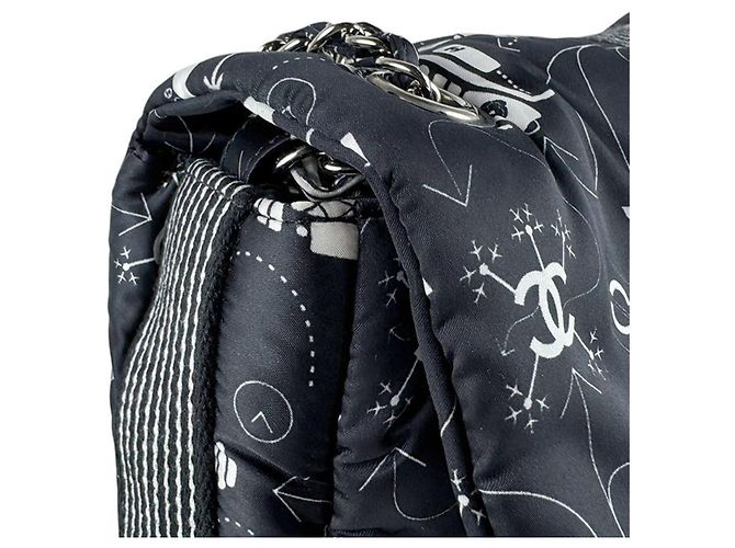 Chanel CHANEL Borsa a tracolla Nero Bianco - vista 6