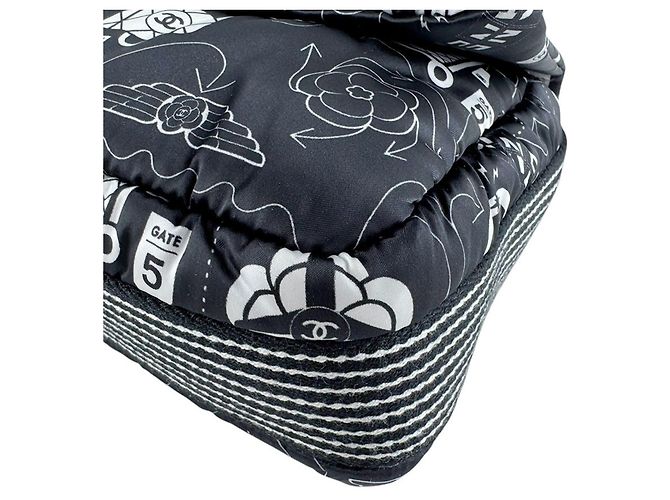 Chanel CHANEL Borsa a tracolla Nero Bianco - vista 7