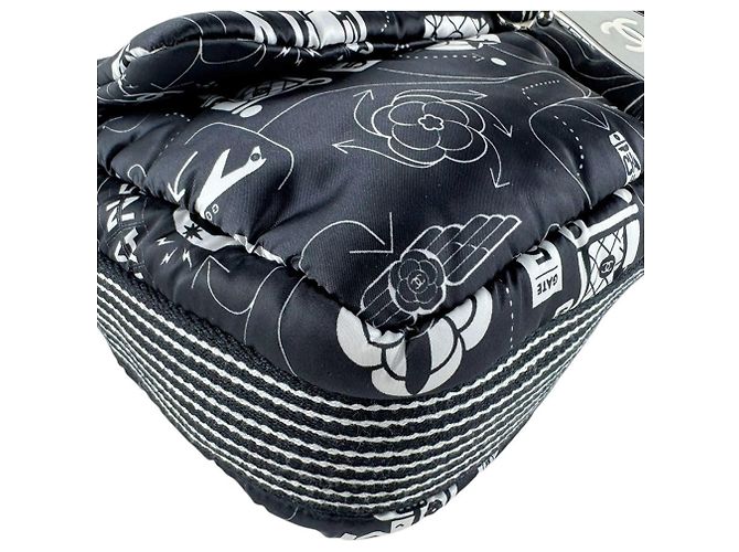 Chanel CHANEL Borsa a tracolla Nero Bianco - vista 8
