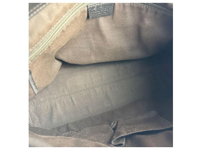 Borsa a mano in pelle marrone scuro Gucci - vista 13