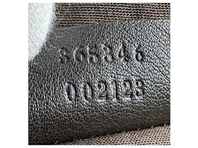 Borsa a mano in pelle marrone scuro Gucci - vista 15