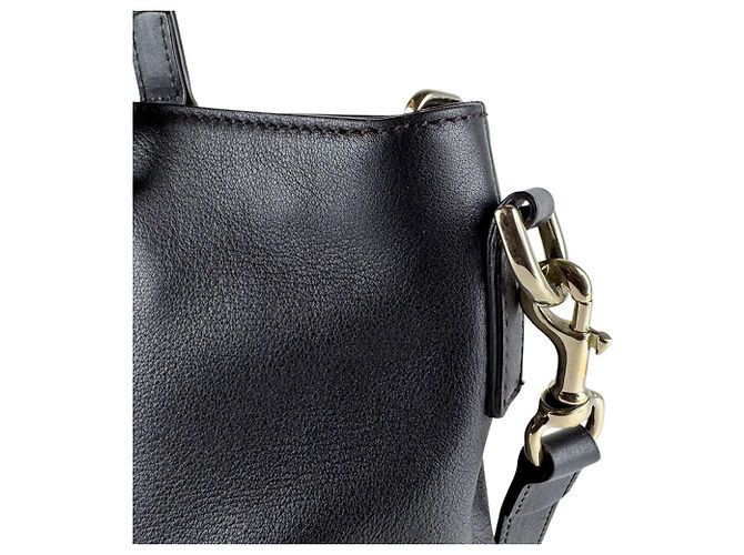 Borsa a mano in pelle marrone scuro Gucci - vista 5