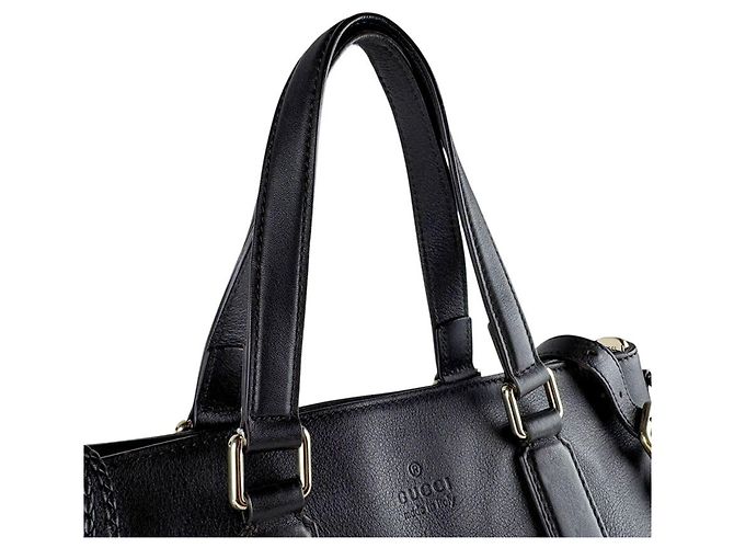 Borsa a mano in pelle marrone scuro Gucci - vista 9