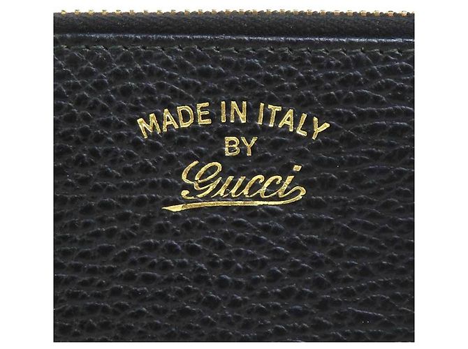 Gucci Clutch aus schwarzem Leder - Ansicht 10