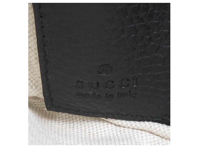 Gucci Clutch aus schwarzem Leder - Ansicht 12