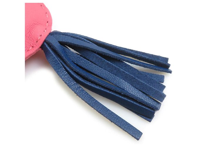 Hermès Charm per borsa Hermes Rodeo MM Rosa Blu - vista 6