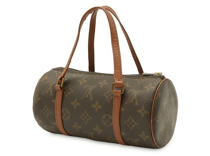 Borsa Louis Vuitton Monogram Papillon 22 Marrone Monogramma - vista 3