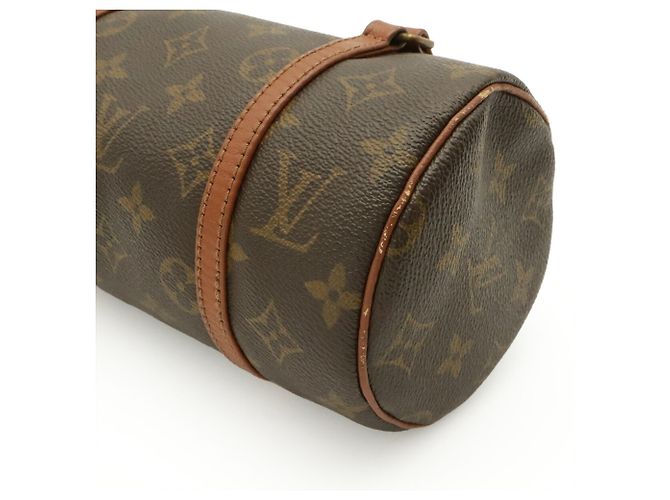 Borsa Louis Vuitton Monogram Papillon 22 Marrone Monogramma - vista 4
