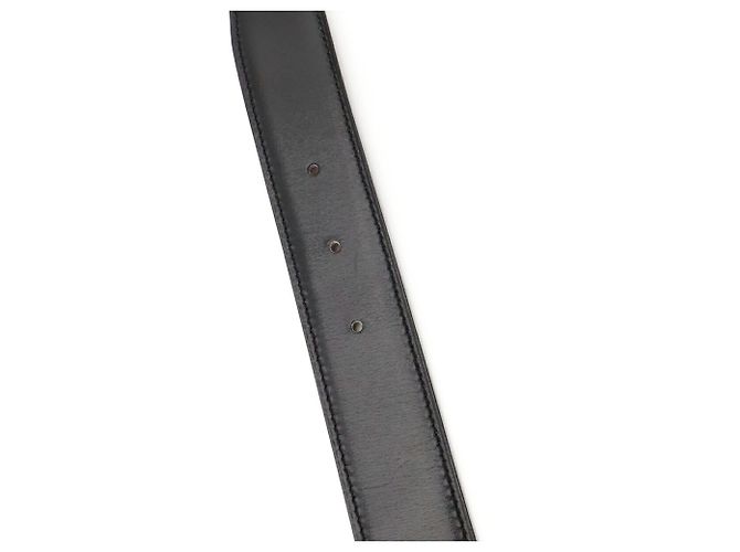 Hermès Cinturón reversible HERMES Chaine d'Ancre Castaño Negro - vista 7