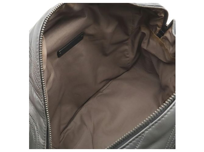Bolsa de ombro acolchoada Bottega Veneta Cinza antracite - vista 6