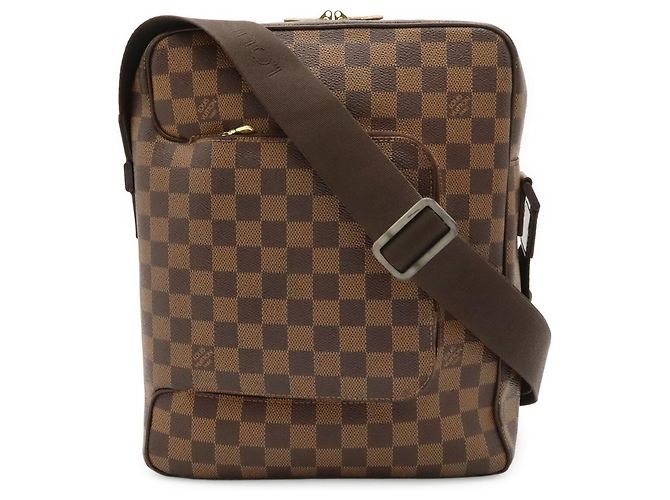 Bolso de hombro Louis Vuitton Damier Olaf MM Castaño - vista 2