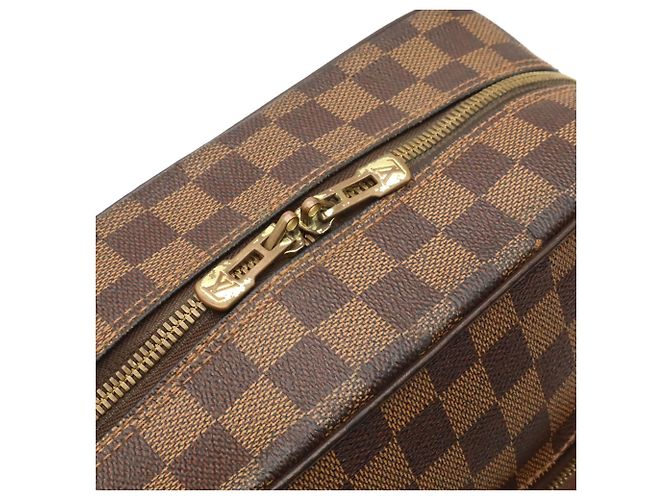 Bolso de hombro Louis Vuitton Damier Olaf MM Castaño - vista 7