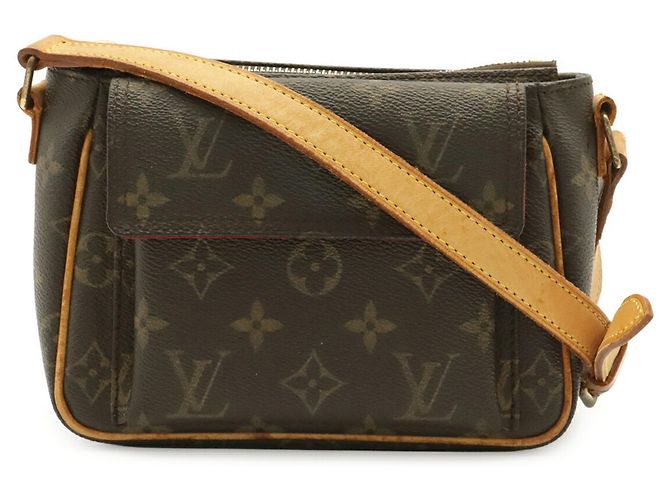 Borsa a Spalla Louis Vuitton Monogram Vivacite PM Marrone Monogramma - vista 2
