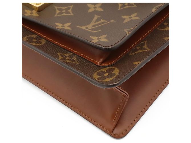 Borsa Louis Vuitton Monogram Monceau 28 Marrone - vista 4