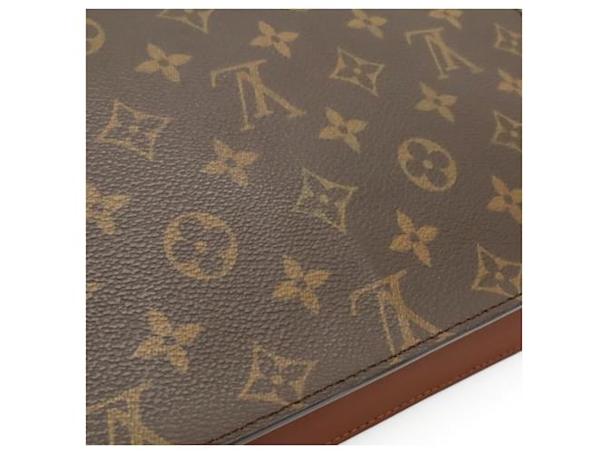 Borsa Louis Vuitton Monogram Monceau 28 Marrone - vista 9