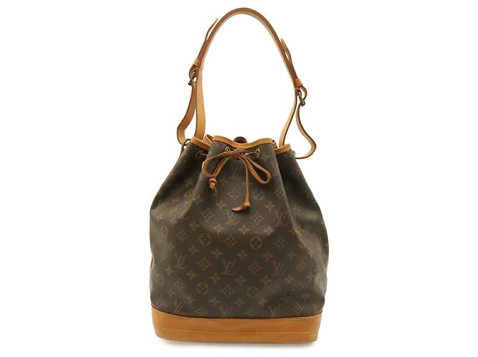 Borsa a Spalla Louis Vuitton Monogram Noe Marrone - vista 2