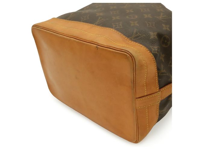 Borsa a Spalla Louis Vuitton Monogram Noe Marrone - vista 4