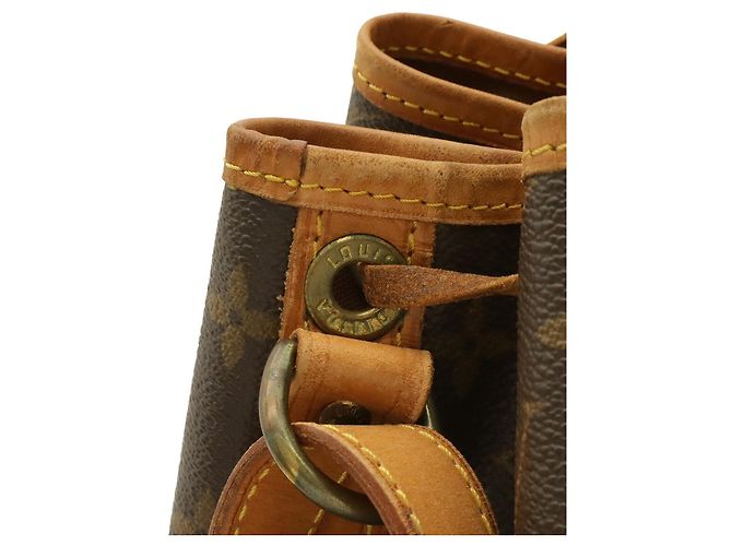 Borsa a Spalla Louis Vuitton Monogram Noe Marrone - vista 5