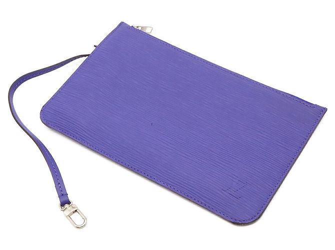 Borsa Tote Louis Vuitton Epi Neverfull MM Viola scuro - vista 10