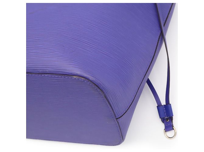 Borsa Tote Louis Vuitton Epi Neverfull MM Viola scuro - vista 4