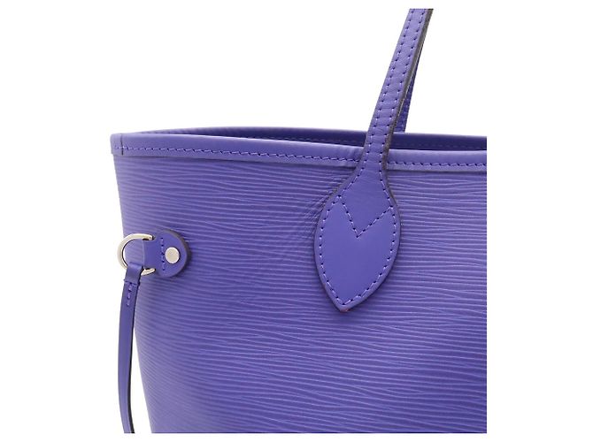 Borsa Tote Louis Vuitton Epi Neverfull MM Viola scuro - vista 8