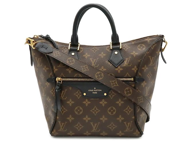 Borsa Louis Vuitton Monogram Tournelle PM Nero - vista 2