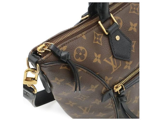 Borsa Louis Vuitton Monogram Tournelle PM Nero - vista 6