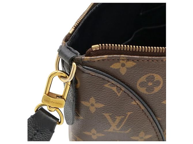 Borsa Louis Vuitton Monogram Tournelle PM Nero - vista 8