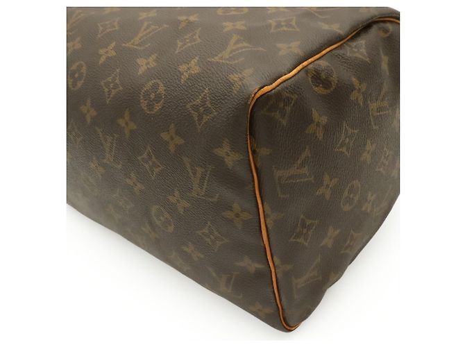 Borsa Louis Vuitton Monogram Speedy 30 Marrone - vista 4