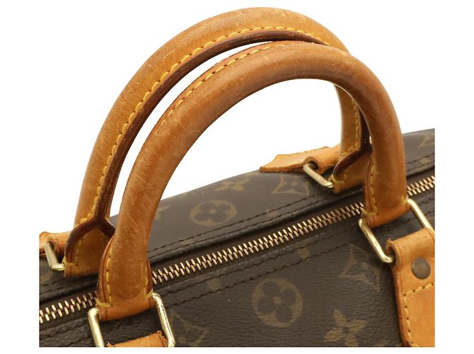 Borsa Louis Vuitton Monogram Speedy 30 Marrone - vista 6