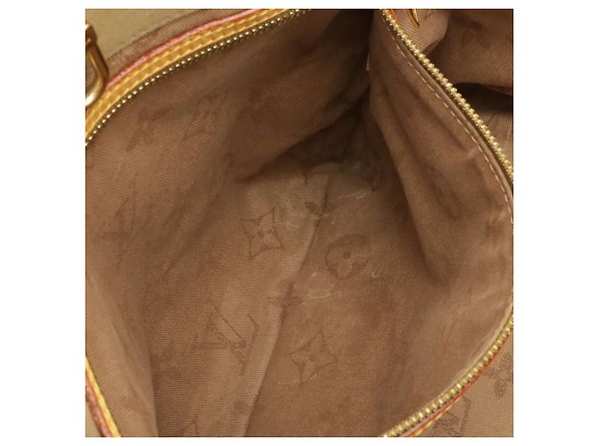 Borsa Tote Louis Vuitton Plan Soleil PM Beige Cachi - vista 10