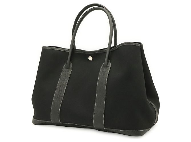 Hermès Borsa Tote HERMES Garden PM Nero - vista 3