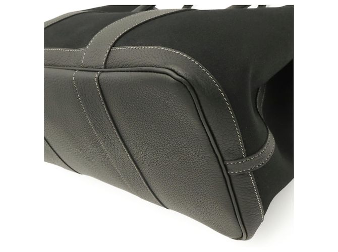 Hermès Borsa Tote HERMES Garden PM Nero - vista 4