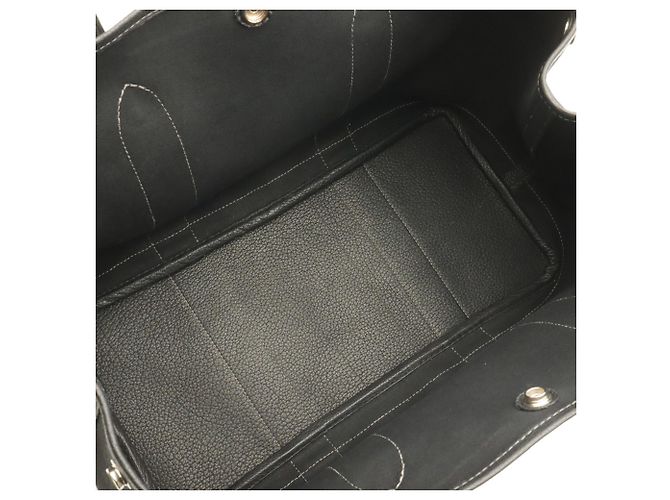 Hermès Borsa Tote HERMES Garden PM Nero - vista 6