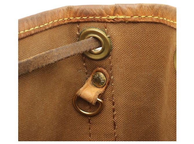 Borsa a Spalla Louis Vuitton Monogram Noe Marrone - vista 10