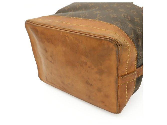 Borsa a Spalla Louis Vuitton Monogram Noe Marrone - vista 4