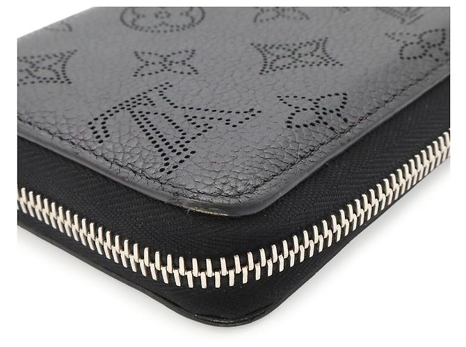 Louis Vuitton Monogram Mahina Zippy Long Wallet Schwarz - Ansicht 4