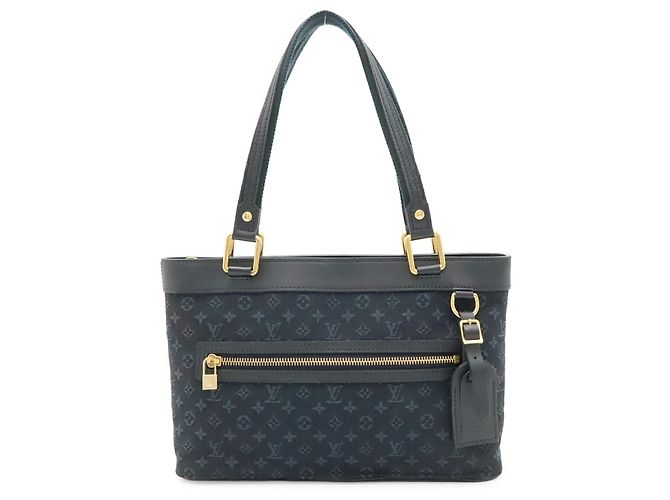 Louis Vuitton Monogram Mini Lucille PM Handbag Blue - view 2