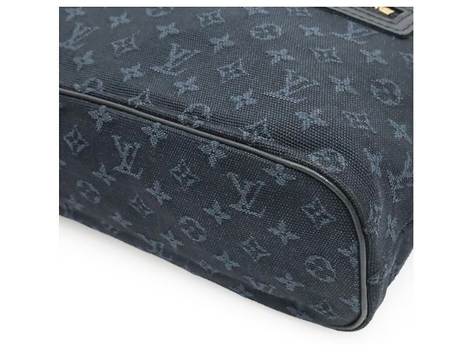 Louis Vuitton Monogram Mini Lucille PM Handbag Blue - view 4