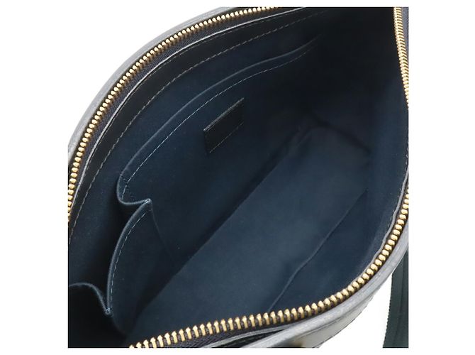 Louis Vuitton Monogram Mini Lucille PM Handbag Blue - view 7