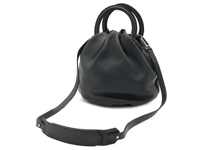 Borsa Loewe Anagram Bounce Blu navy - vista 3