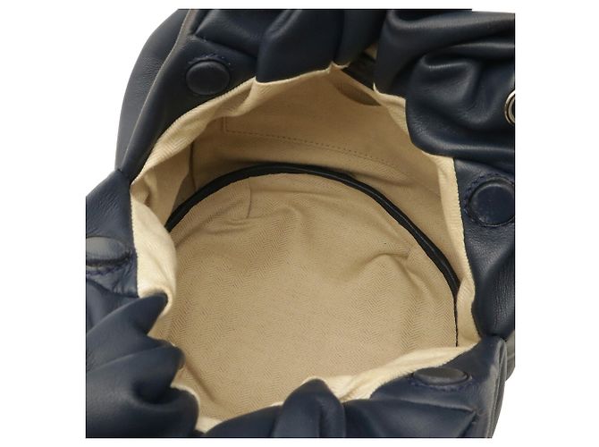 Borsa Loewe Anagram Bounce Blu navy - vista 7