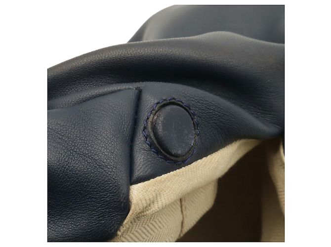 Borsa Loewe Anagram Bounce Blu navy - vista 9
