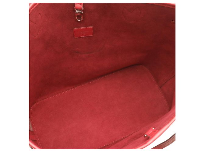 Borsa Tote Louis Vuitton Epi Neverfull MM Fuschia - vista 8