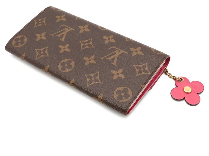 Louis Vuitton Monogram Portefeuille Emilie Bi-fold Wallet Pink - Ansicht 3