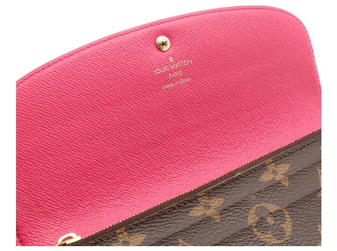 Louis Vuitton Monogram Portefeuille Emilie Bi-fold Wallet Pink - Ansicht 8