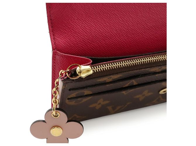 Louis Vuitton Monogram Portefeuille Emilie Bi-fold Wallet Pink - Ansicht 9