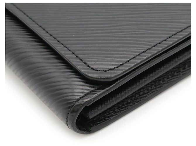 Louis Vuitton Epi Bi-Fold Long Wallet Schwarz - Ansicht 4