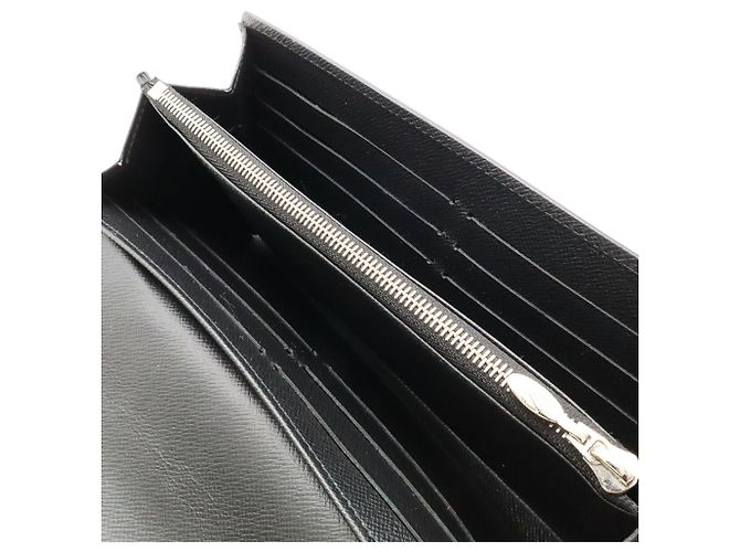 Louis Vuitton Epi Bi-Fold Long Wallet Schwarz - Ansicht 9